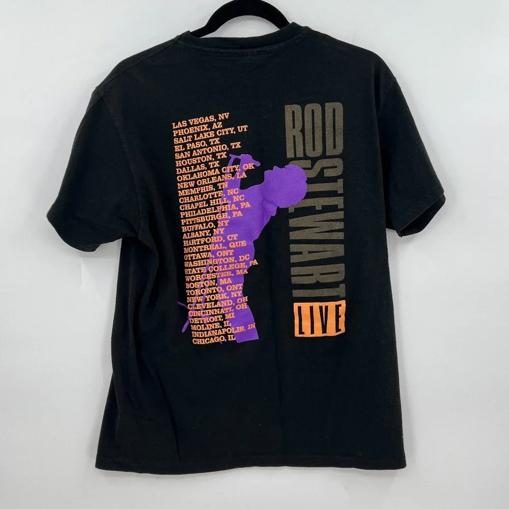 90s Rod Stewart Winterland Concert Tee - Picture 3 of 8